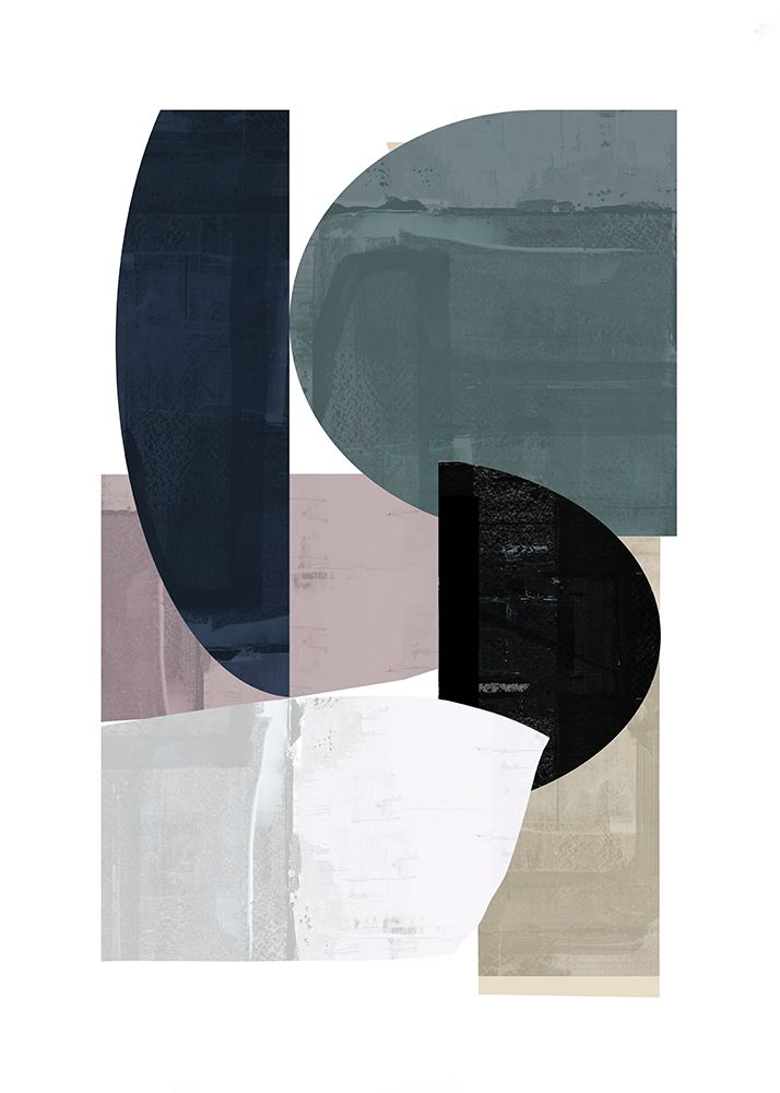 Navy Shapes No3 art print by cartissi for $57.95 CAD