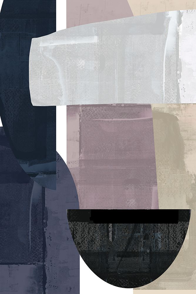 Navy Shapes No2 art print by Cartissi for $57.95 CAD