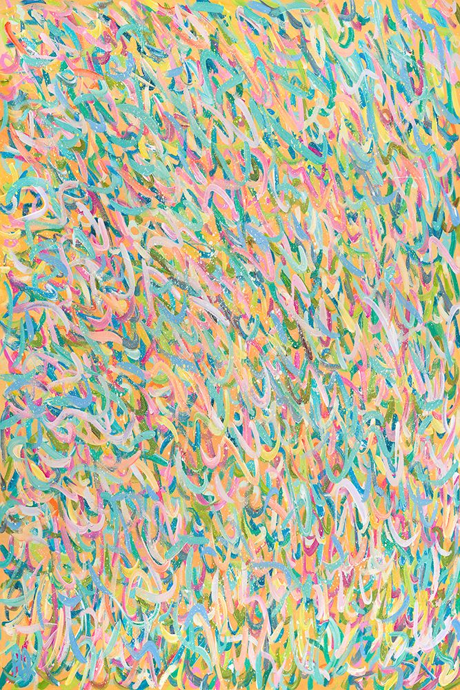 Sunshine Molecules art print by Helen Joynson for $57.95 CAD