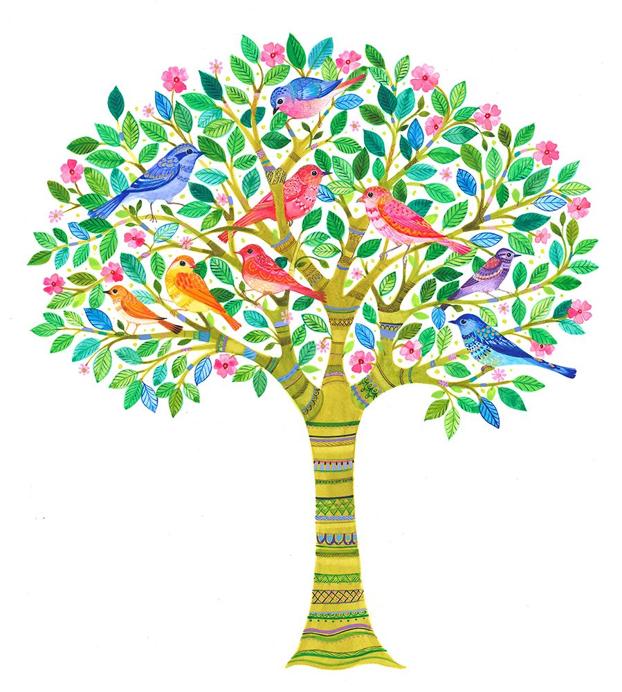 The Bird Tree art print by Isabelle Brent for $57.95 CAD