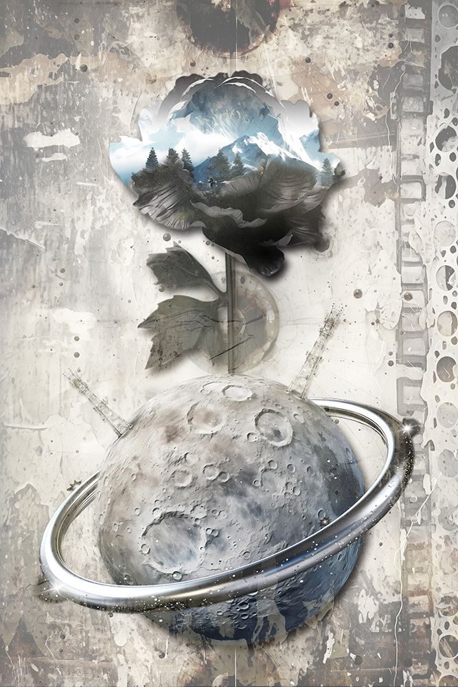 Flower01black1 art print by Rafal Kulik for $57.95 CAD