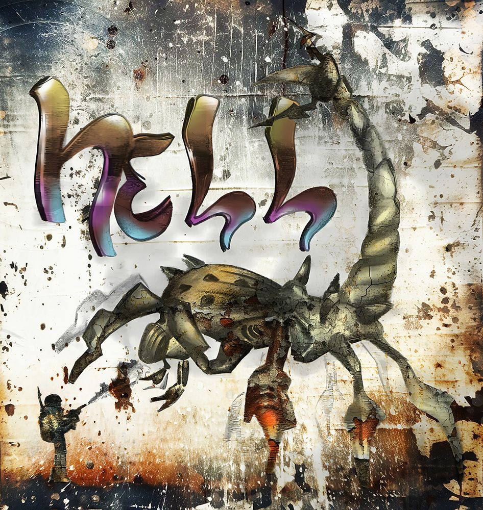 Skorpion Hellx4v2 art print by Rafal Kulik for $57.95 CAD