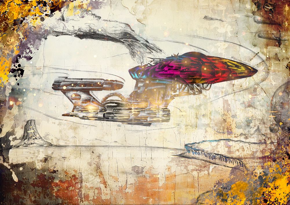 Startrek Awaryjne Ladowaniex1 art print by Rafal Kulik for $57.95 CAD