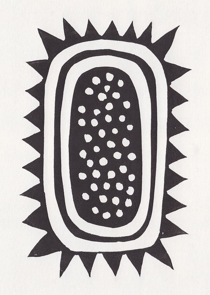 Sunflower  Lino Print art print by Alisa Galitsyna for $57.95 CAD