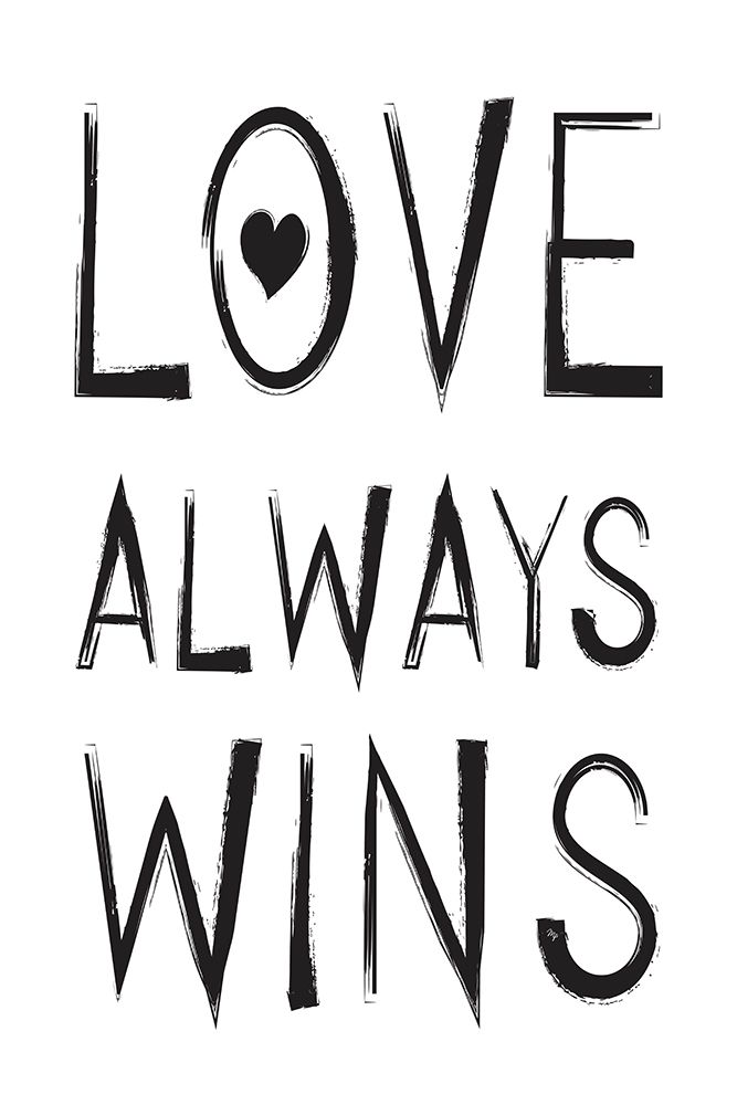 Love Wins art print by Martina for $57.95 CAD