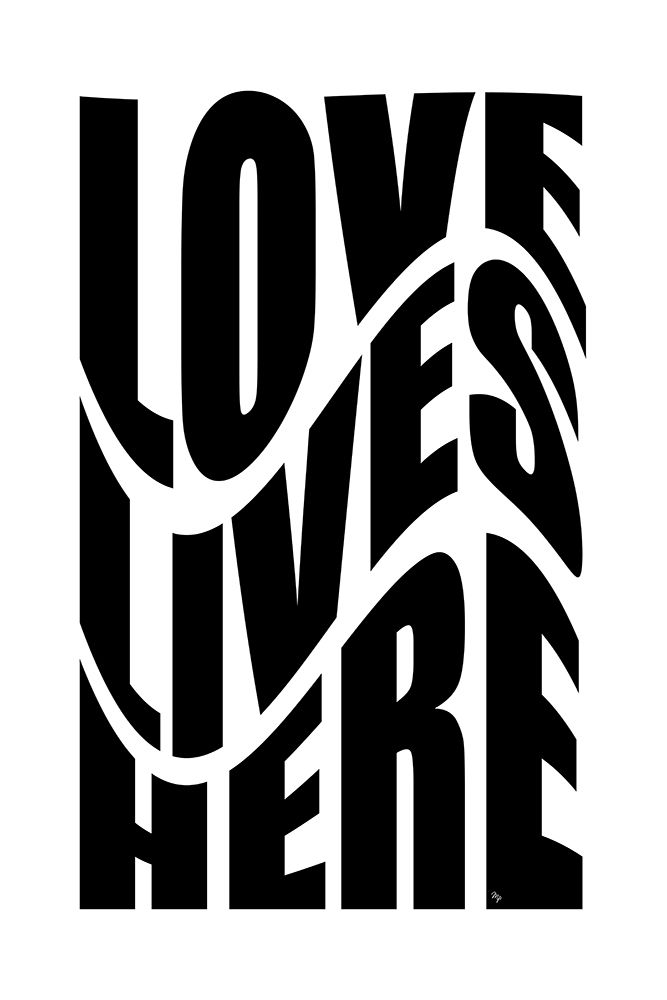 Love Lives Here art print by Martina for $57.95 CAD