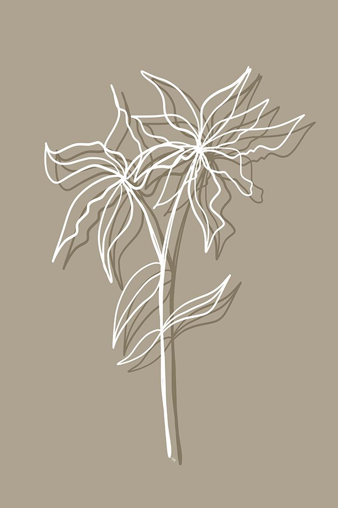 Flower Shade art print by Martina for $57.95 CAD