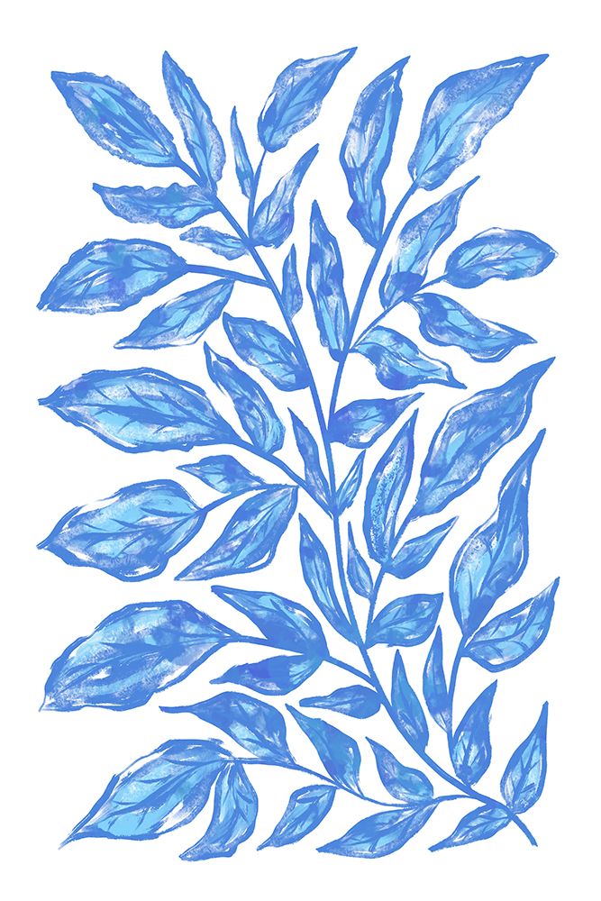 Blue Twigs art print by Martina for $57.95 CAD