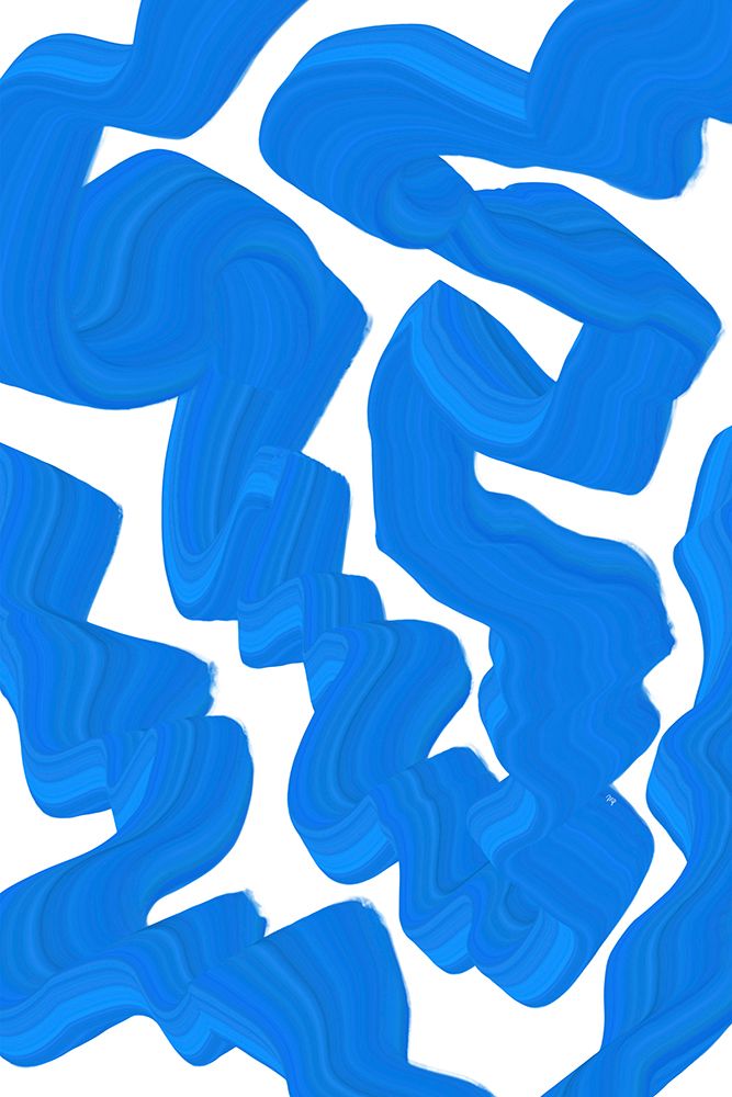 Blue Paint art print by Martina for $57.95 CAD