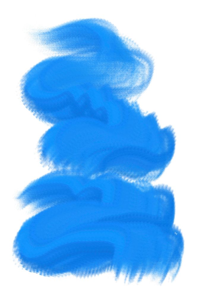 Blue Clouds art print by Martina for $57.95 CAD