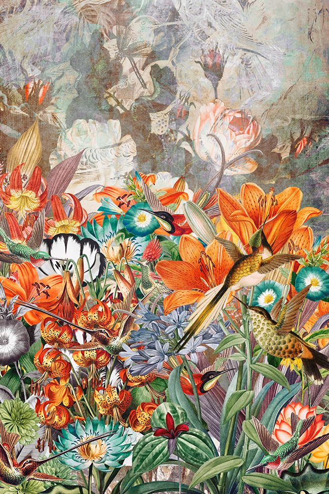 Charm of Hummingbirds (Collective Nouns) art print by Simon Goggin for $57.95 CAD