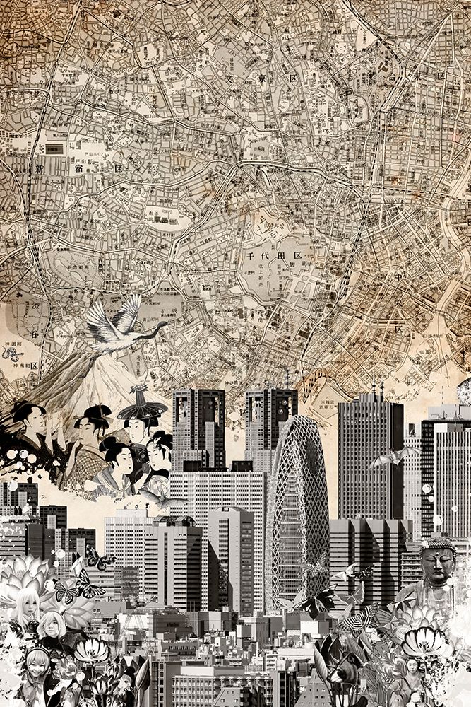 Tokyo (City Break) art print by Simon Goggin for $57.95 CAD