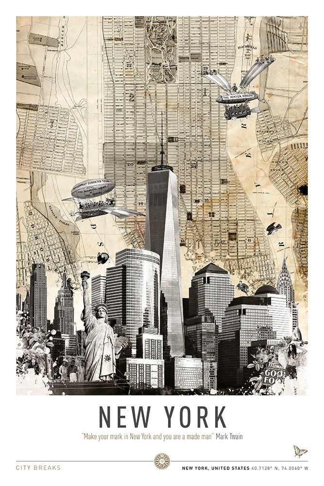 New York (City Breaks) art print by Simon Goggin for $57.95 CAD