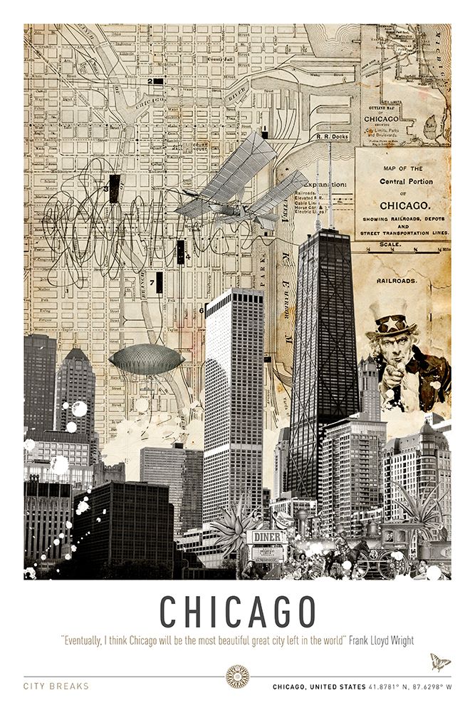 Chicago (City Breaks) art print by Simon Goggin for $57.95 CAD