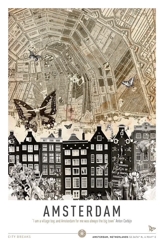 Amsterdam (City Breaks) art print by Simon Goggin for $57.95 CAD