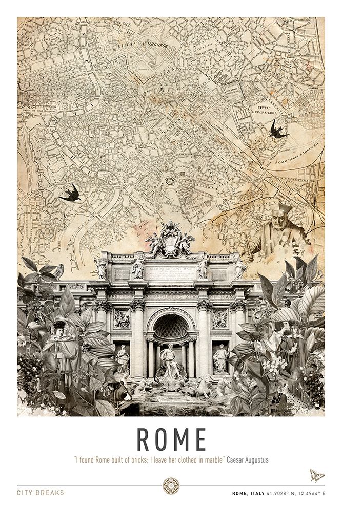 Rome (City Break) art print by Simon Goggin for $57.95 CAD
