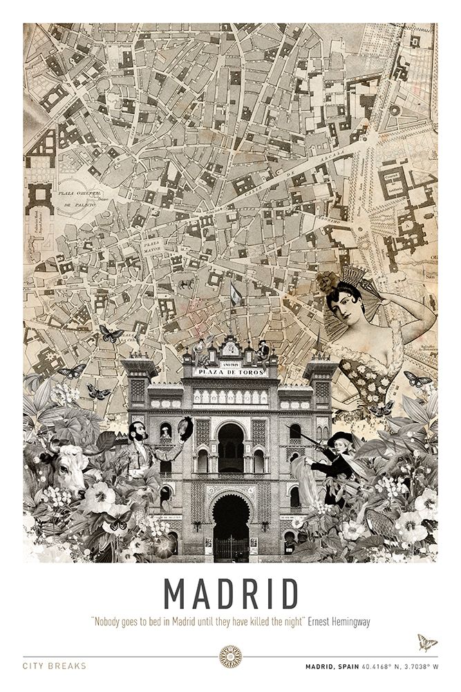 Madrid (City Breaks) art print by Simon Goggin for $57.95 CAD
