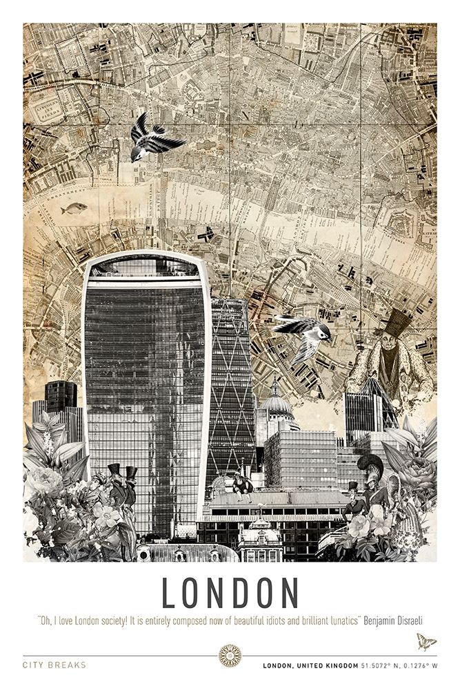 London City (City Breaks) art print by Simon Goggin for $57.95 CAD