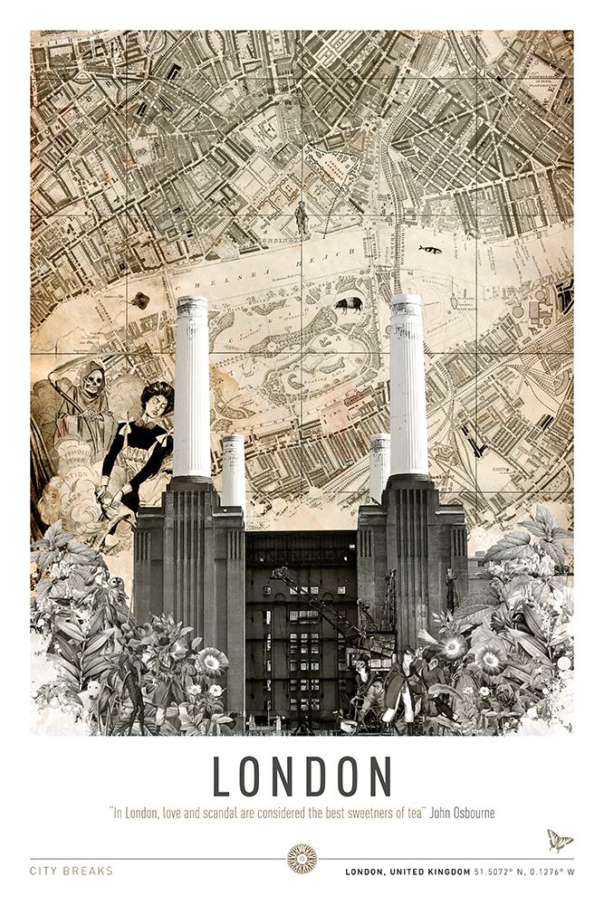 London Battersea (City Breaks) art print by Simon Goggin for $57.95 CAD