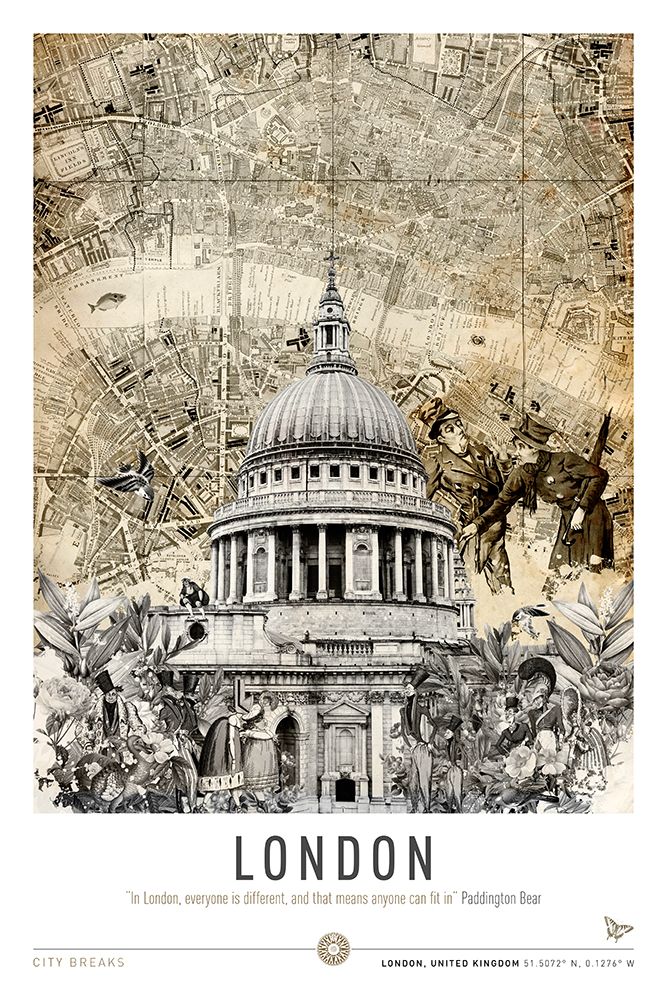 London St Pauls (City Breaks) art print by Simon Goggin for $57.95 CAD