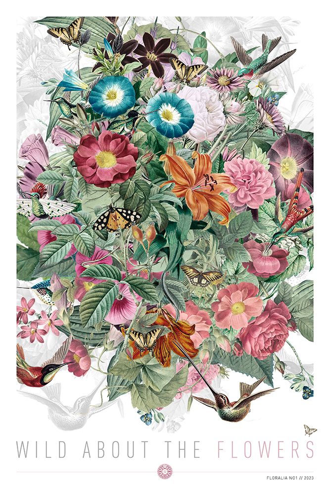 Wild About the Flowers 1 art print by Simon Goggin for $57.95 CAD