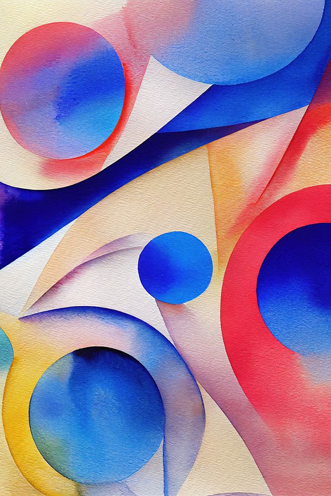 Nature Inspired Abstract Watercolor  (Day 10) art print by Mauro for $57.95 CAD
