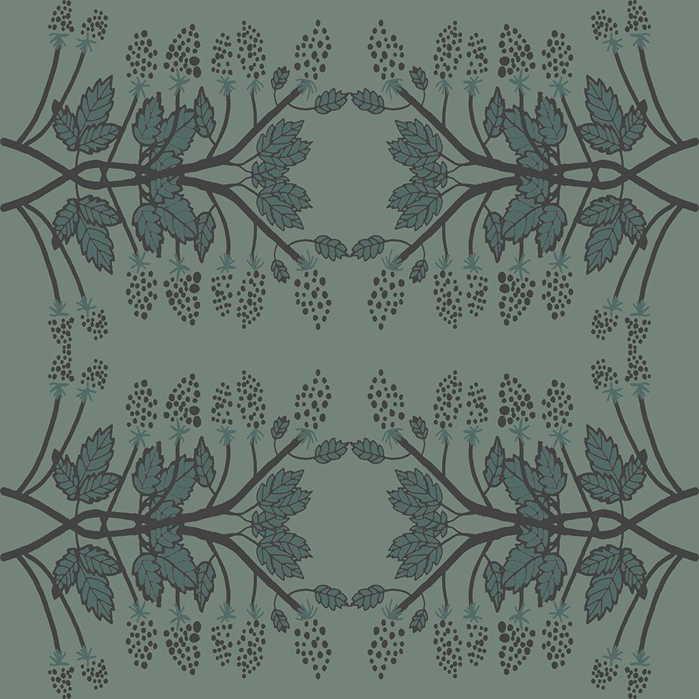 Blackberry Pattern art print by Gemma Bardot for $57.95 CAD