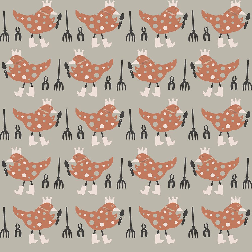 Spring Chicks Pattern art print by Gemma Bardot for $57.95 CAD