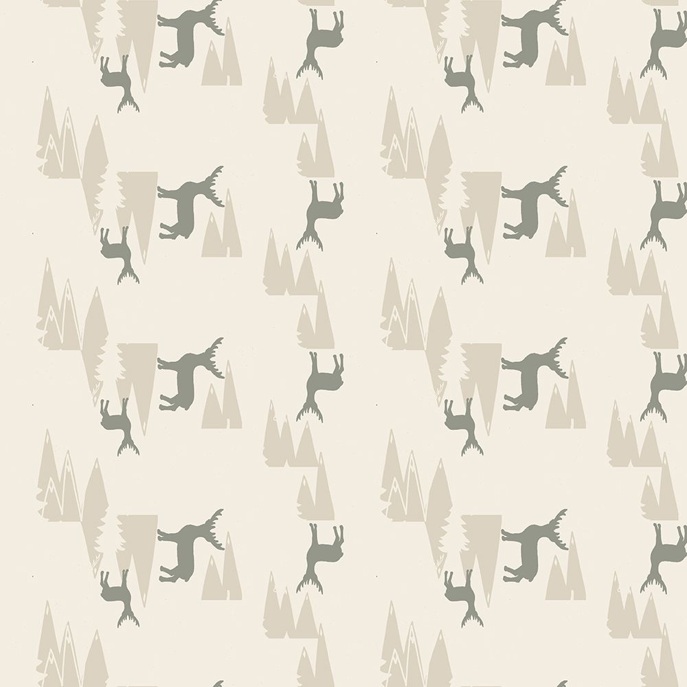Deer Friends Pattern art print by Gemma Bardot for $57.95 CAD