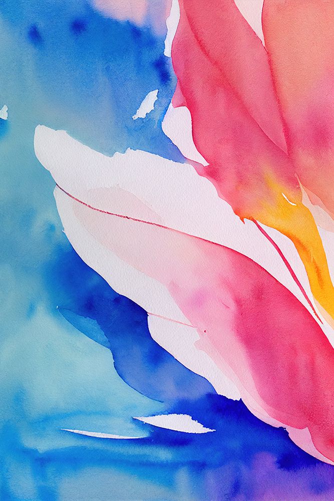 Nature Inspired Abstract Watercolor  (Day 15) art print by Mauro for $57.95 CAD