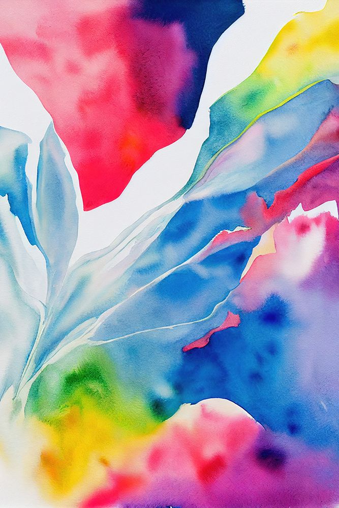 Nature Inspired Abstract Watercolor  (Day 29) art print by Mauro for $57.95 CAD