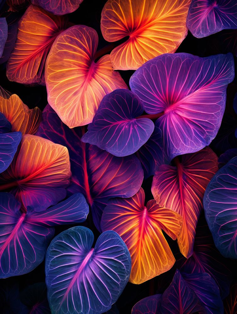 Colourful Leaves 4 art print by Bilge Paksoylu for $57.95 CAD
