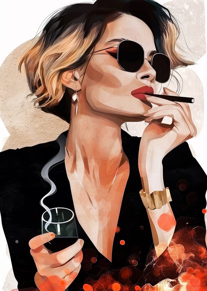 Woman Life   Chillout art print by Justyna Jaszke for $57.95 CAD