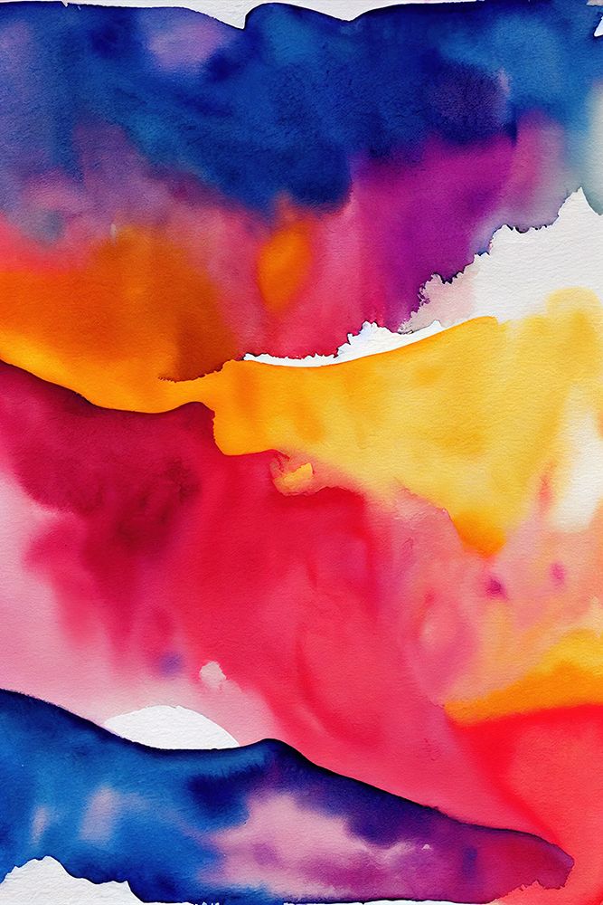 Nature Inspired Abstract Watercolor  (Day 36) art print by Mauro for $57.95 CAD