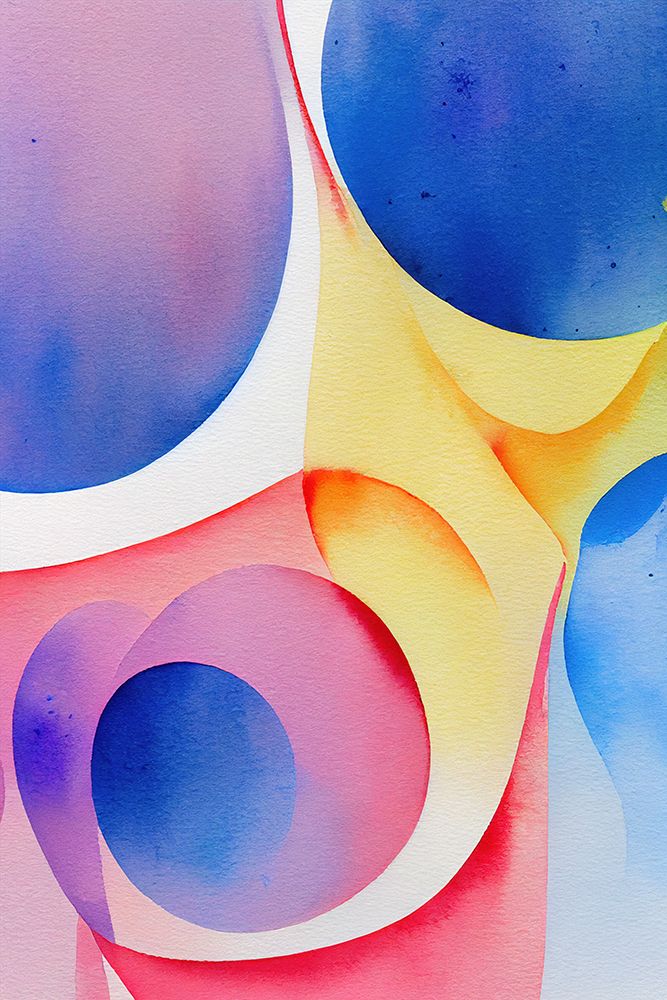 Nature Inspired Abstract Watercolor  (Day 40) art print by Mauro for $57.95 CAD