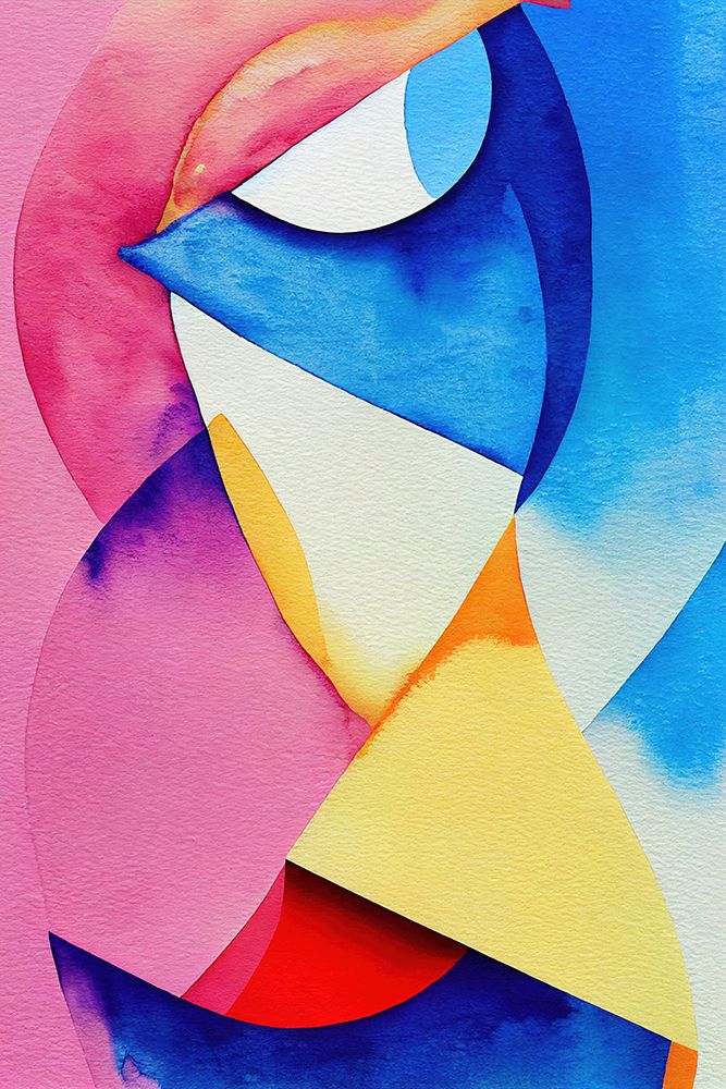 Nature Inspired Abstract Watercolor  (Day 46) art print by Mauro for $57.95 CAD