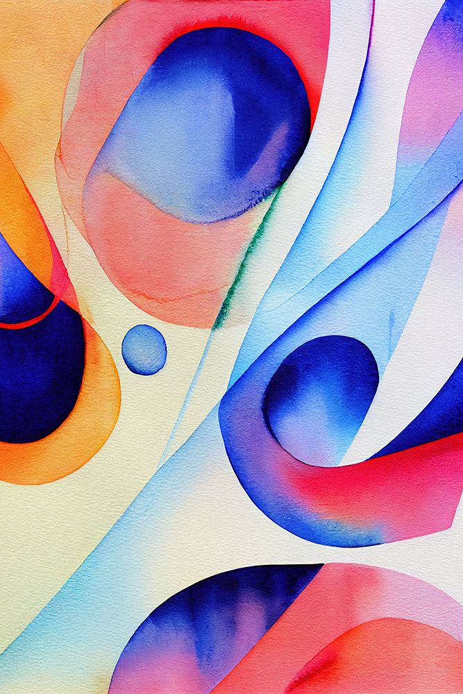 Nature Inspired Abstract Watercolor  (Day 51) art print by Mauro for $57.95 CAD