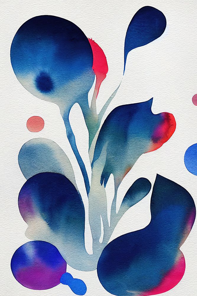 Nature Inspired Abstract Watercolor  (Day 53) art print by Mauro for $57.95 CAD