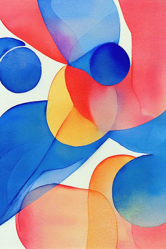 Nature Inspired Abstract Watercolor  (Day 59) art print by Mauro for $57.95 CAD