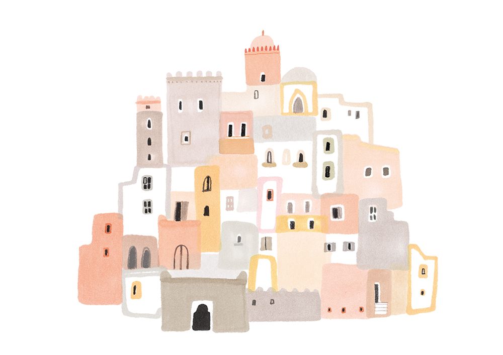 Oldcity Meszelyilka art print by Ilka Meszely for $57.95 CAD