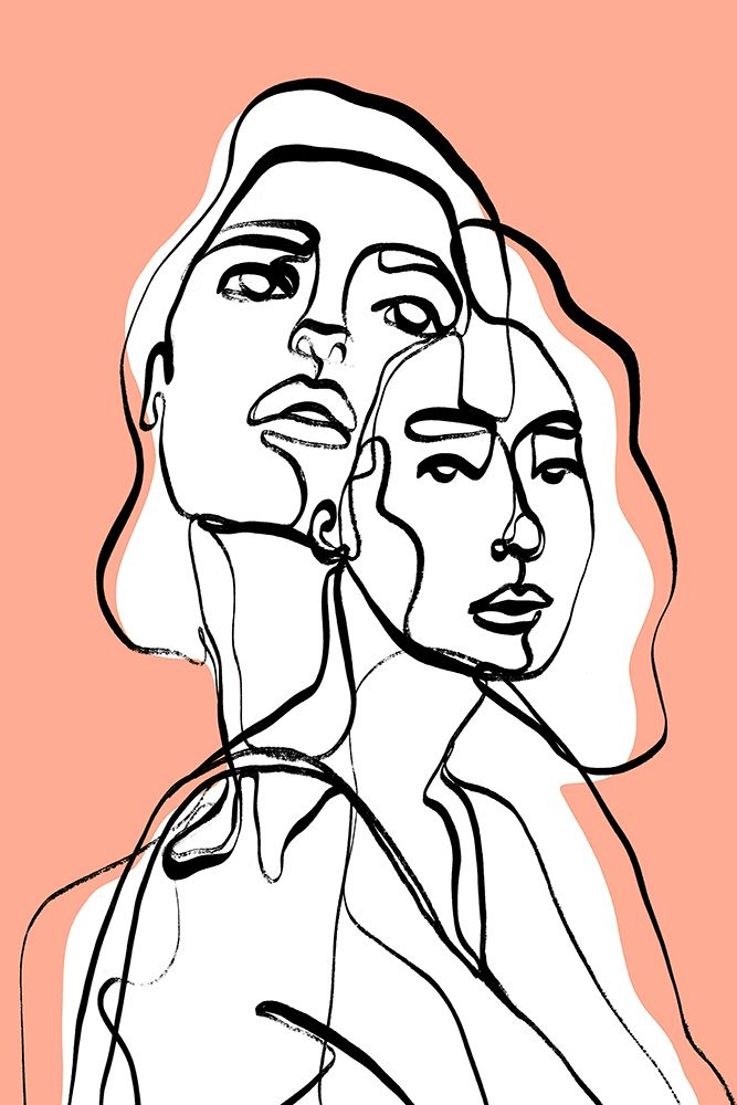 Imaginations (Peach) art print by Treechild for $57.95 CAD
