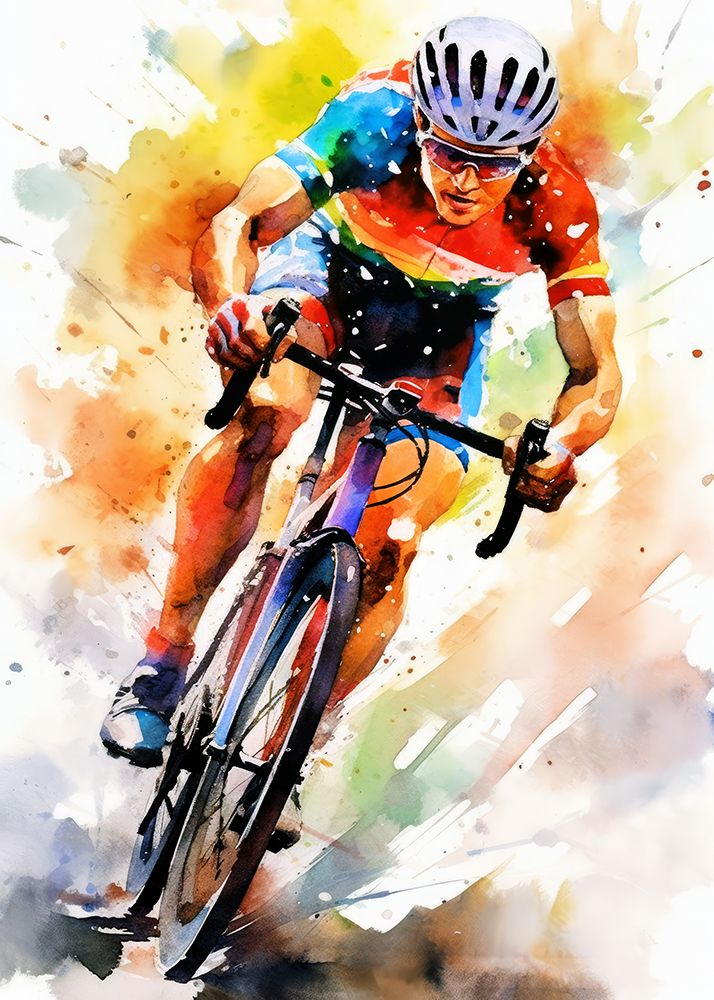 Sport Cycler 1 art print by Justyna Jaszke for $57.95 CAD