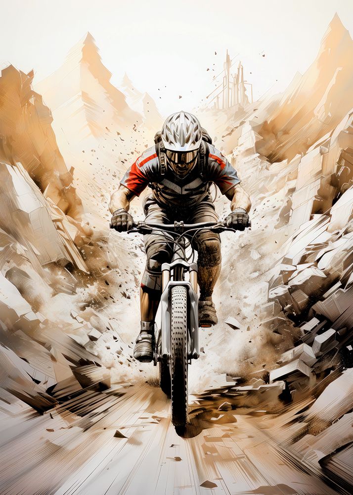 Sport Cycler 2 art print by Justyna Jaszke for $57.95 CAD
