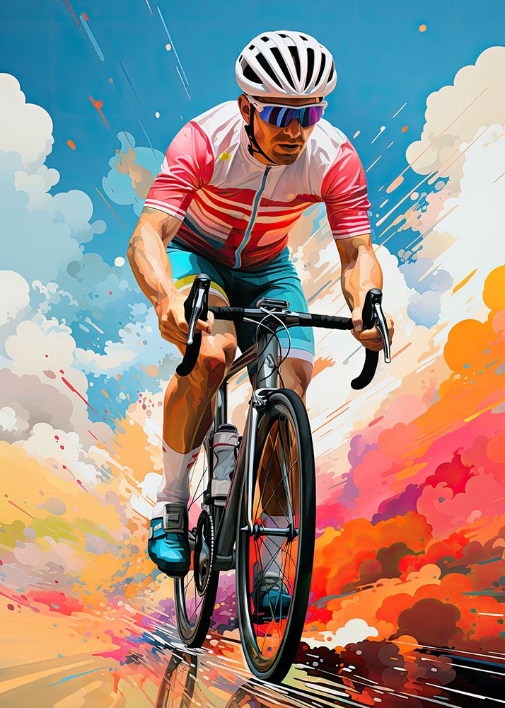 Sport Cycler 3 art print by Justyna Jaszke for $57.95 CAD