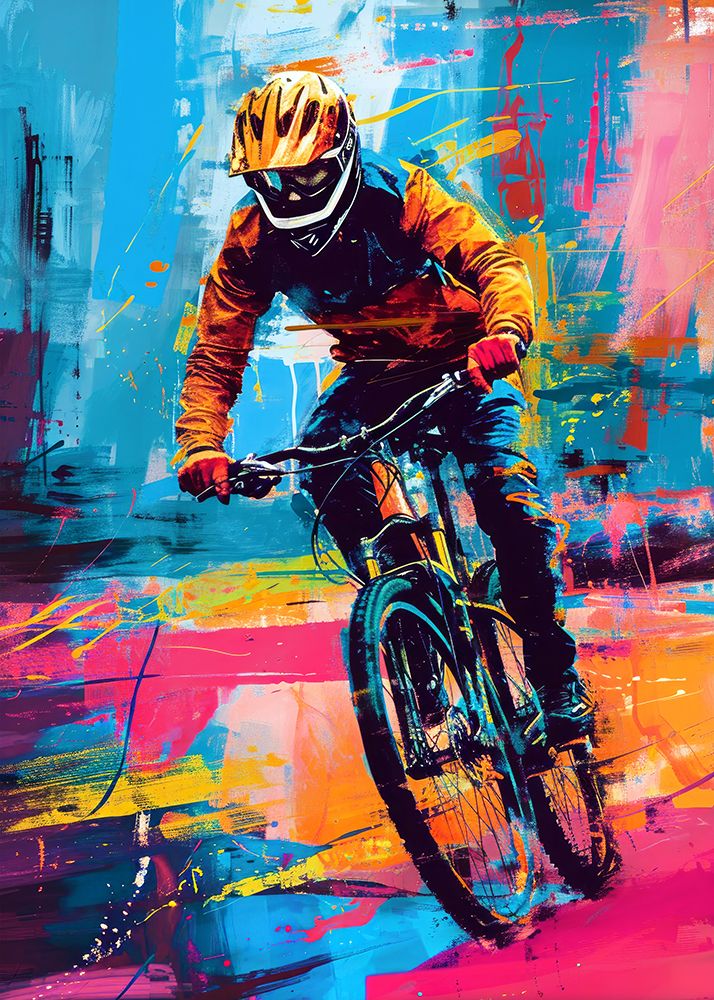 Sport Cycler 6 art print by Justyna Jaszke for $57.95 CAD