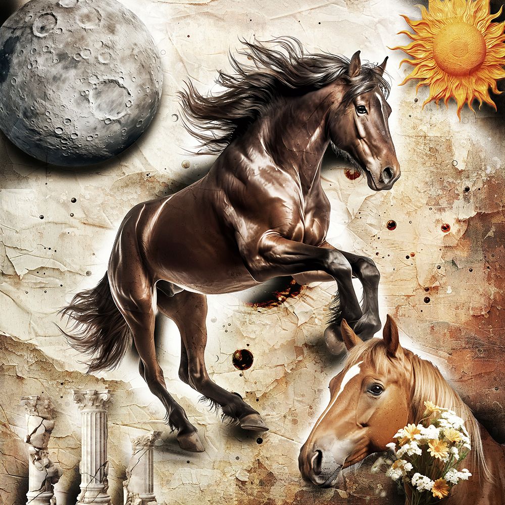 Horse art 1 art print by Rafal Kulik for $57.95 CAD