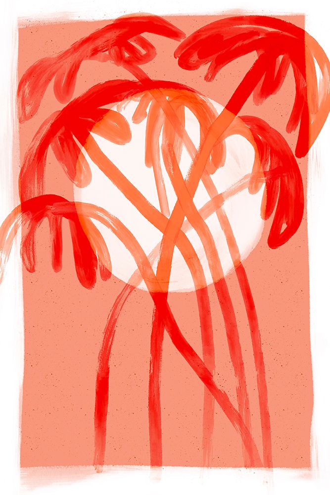 Palms At Sunset art print by Treechild for $57.95 CAD