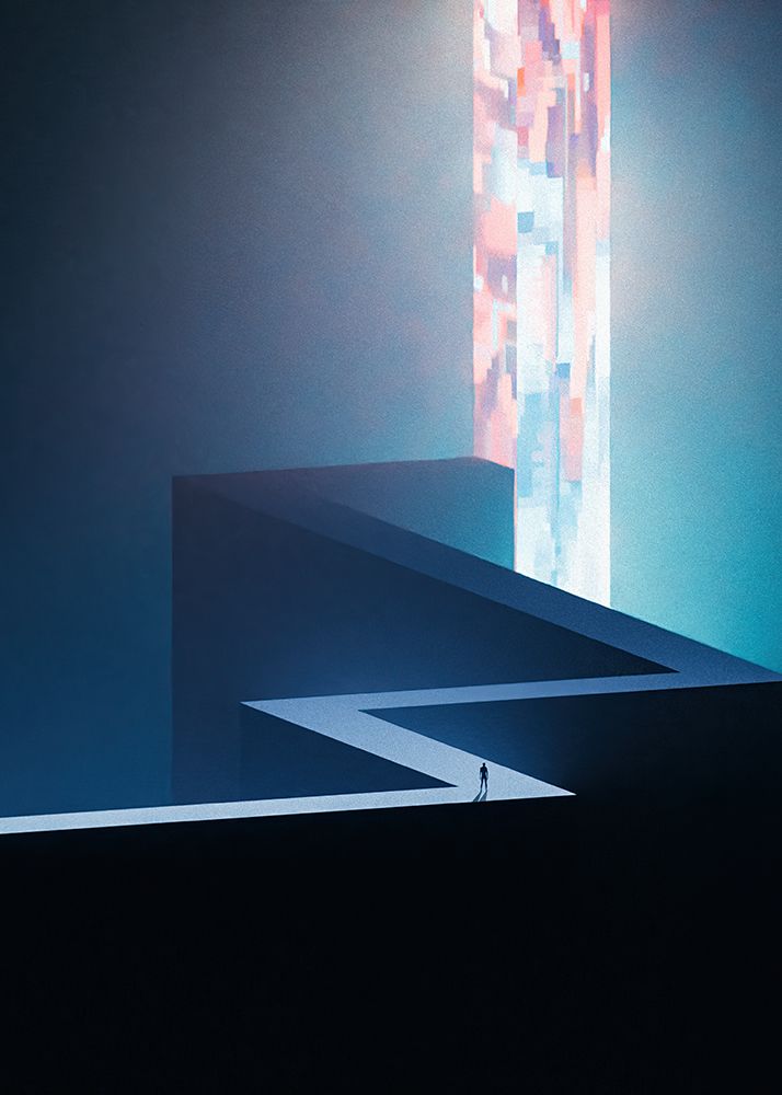 Minima | Six art print by Hamza Majeed Khan for $57.95 CAD