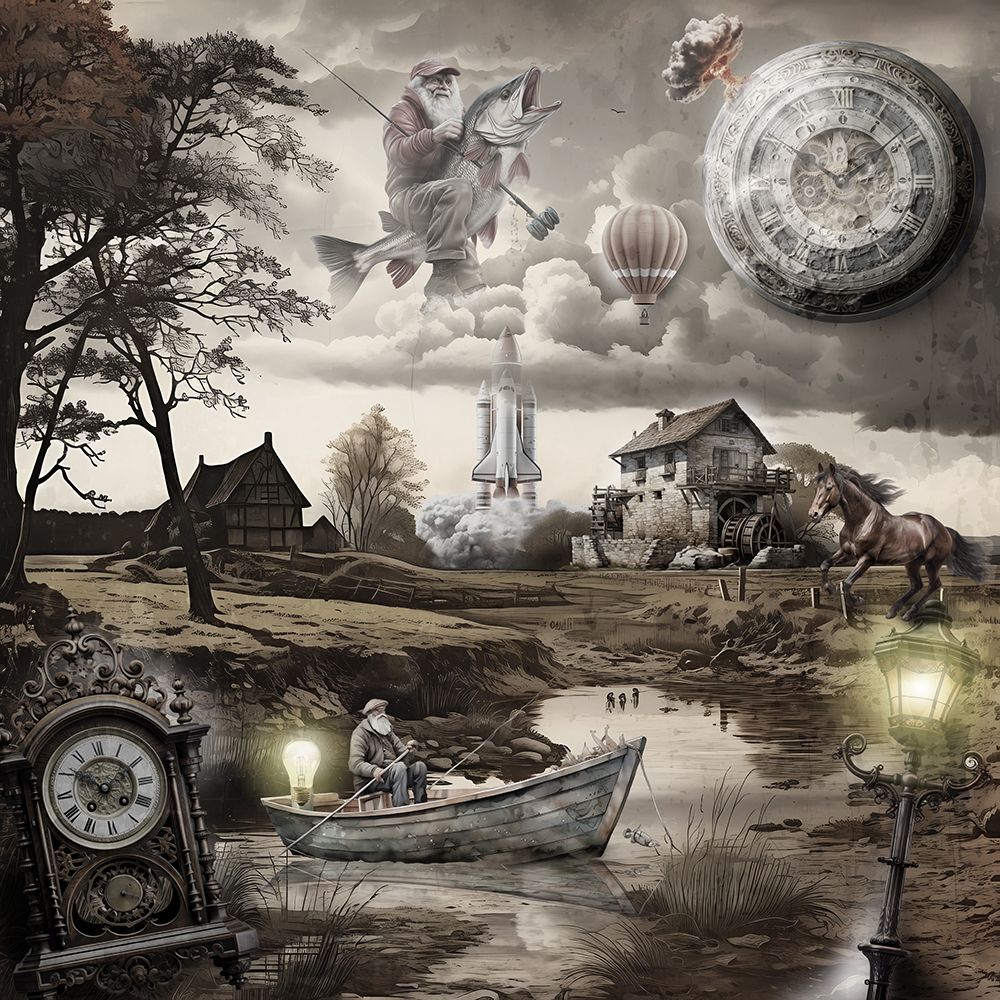 Atomic middle ages II art print by Rafal Kulik for $57.95 CAD