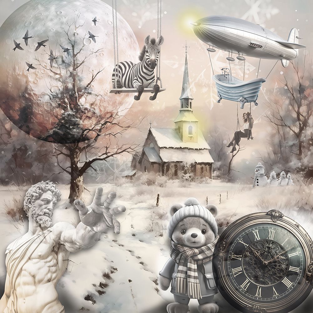 Crazy winter art art print by Rafal Kulik for $57.95 CAD